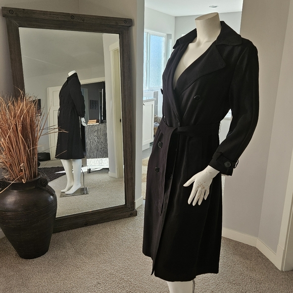 Zara Jackets & Blazers - EUC Size S ZARA Black Trench Coat